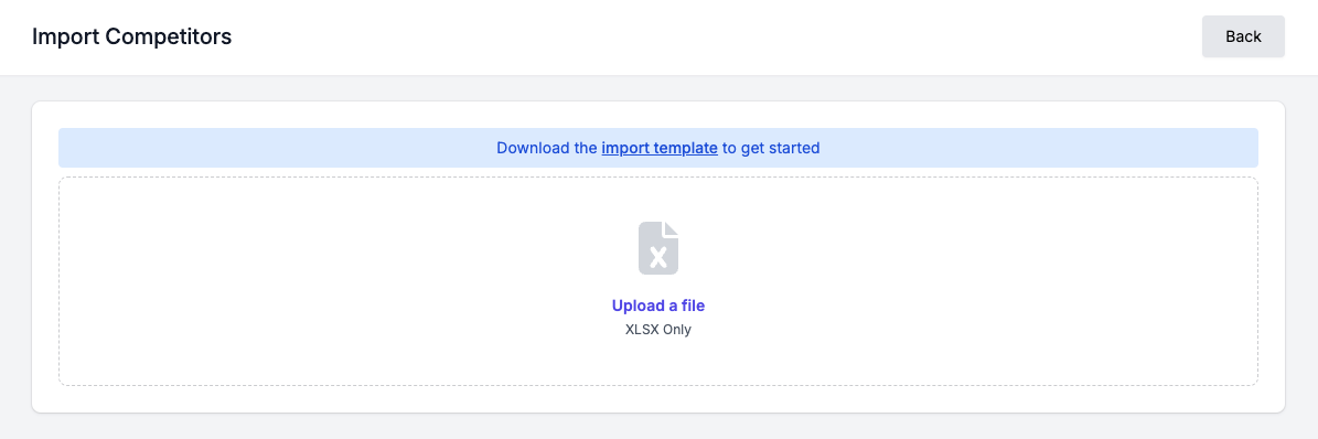 Import Page