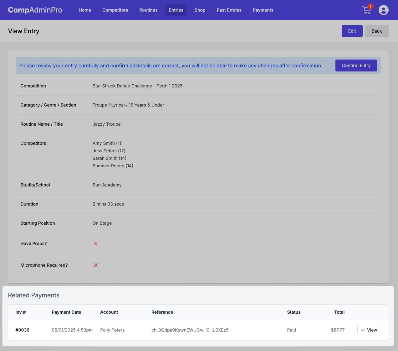 Related Payments